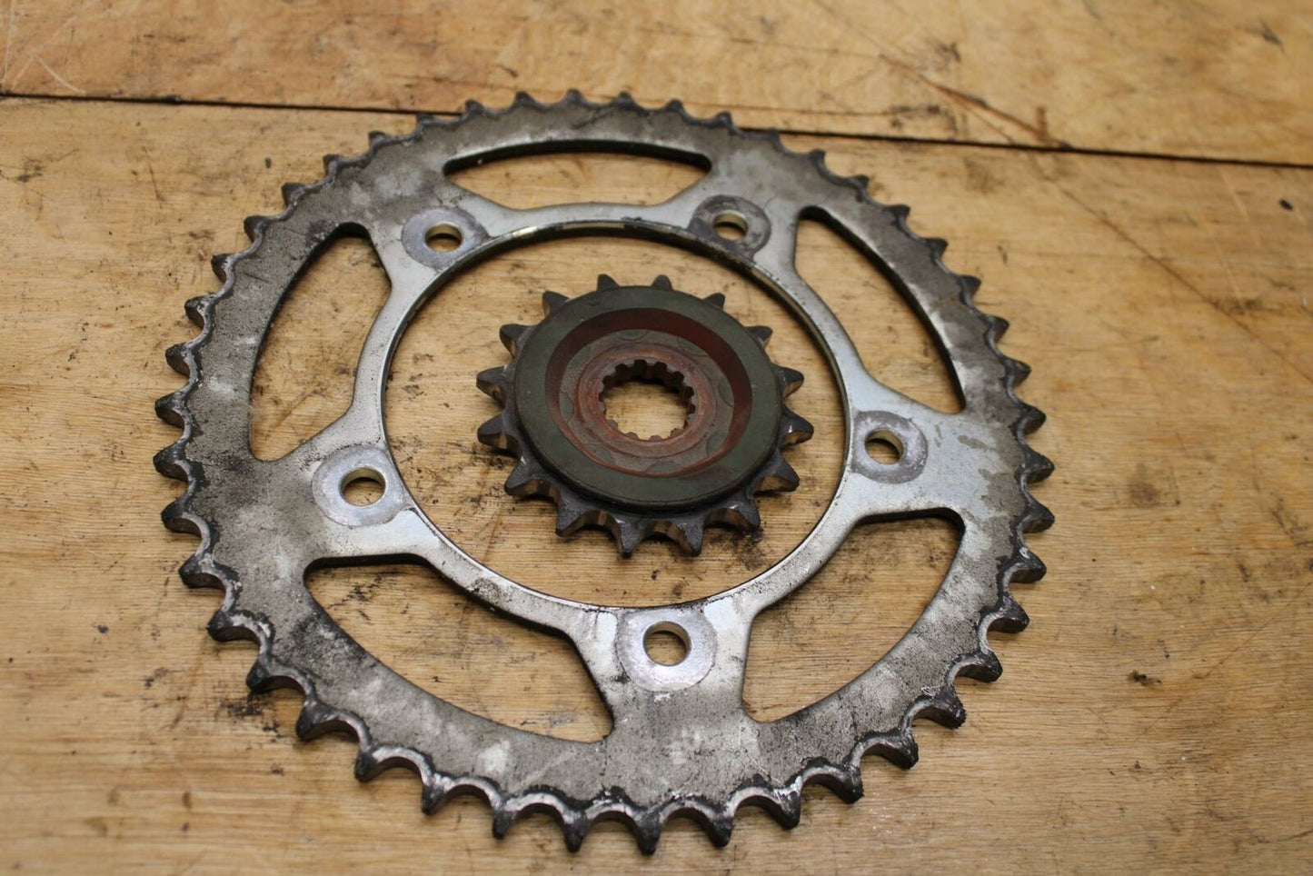 04-05 SUZUKI GSXR600 FRONT & REAR SPROCKET BB329