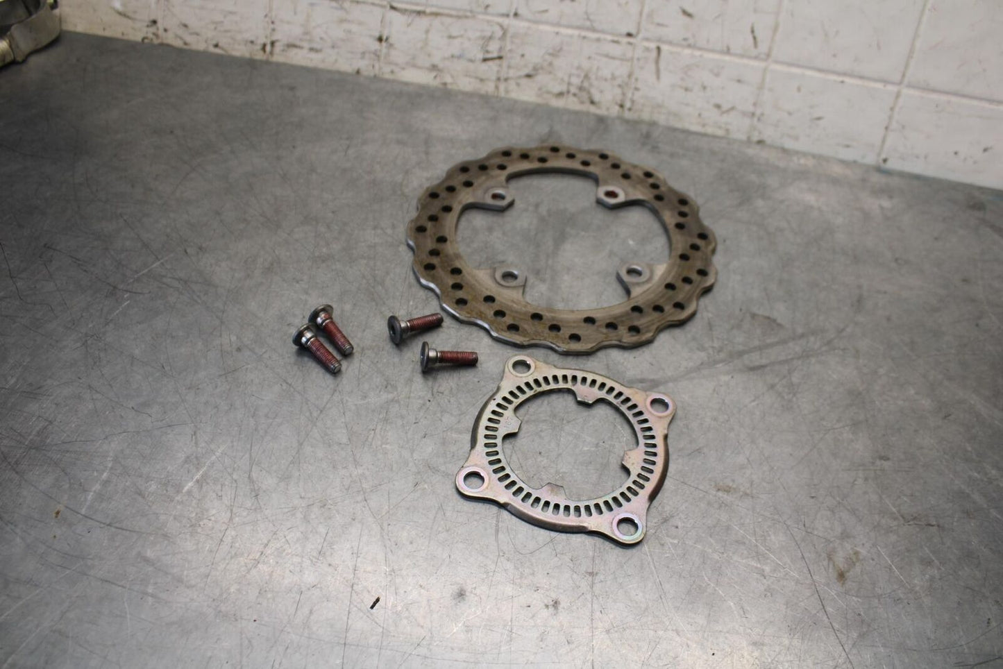 2011 Kawasaki Ninja ZX10R ZX1000K ABS REAR ROTOR BACK DISC 41080-0211 BB555