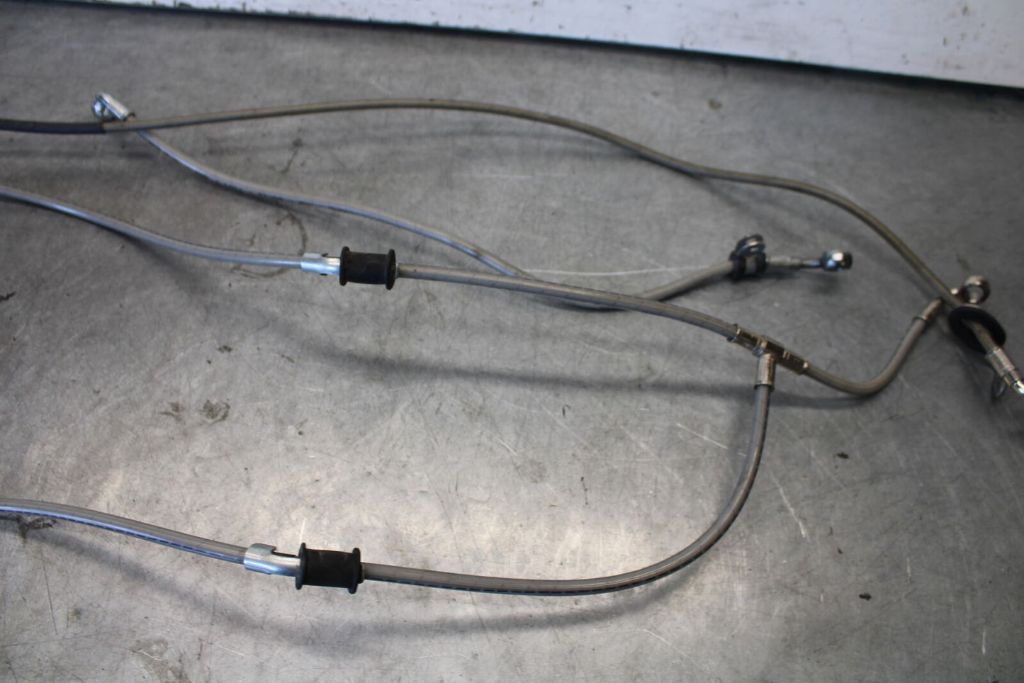 06-07 DUCATI MONSTER 695 FRONT REAR BRAKE CALIPER HOSES LINES SET BB674
