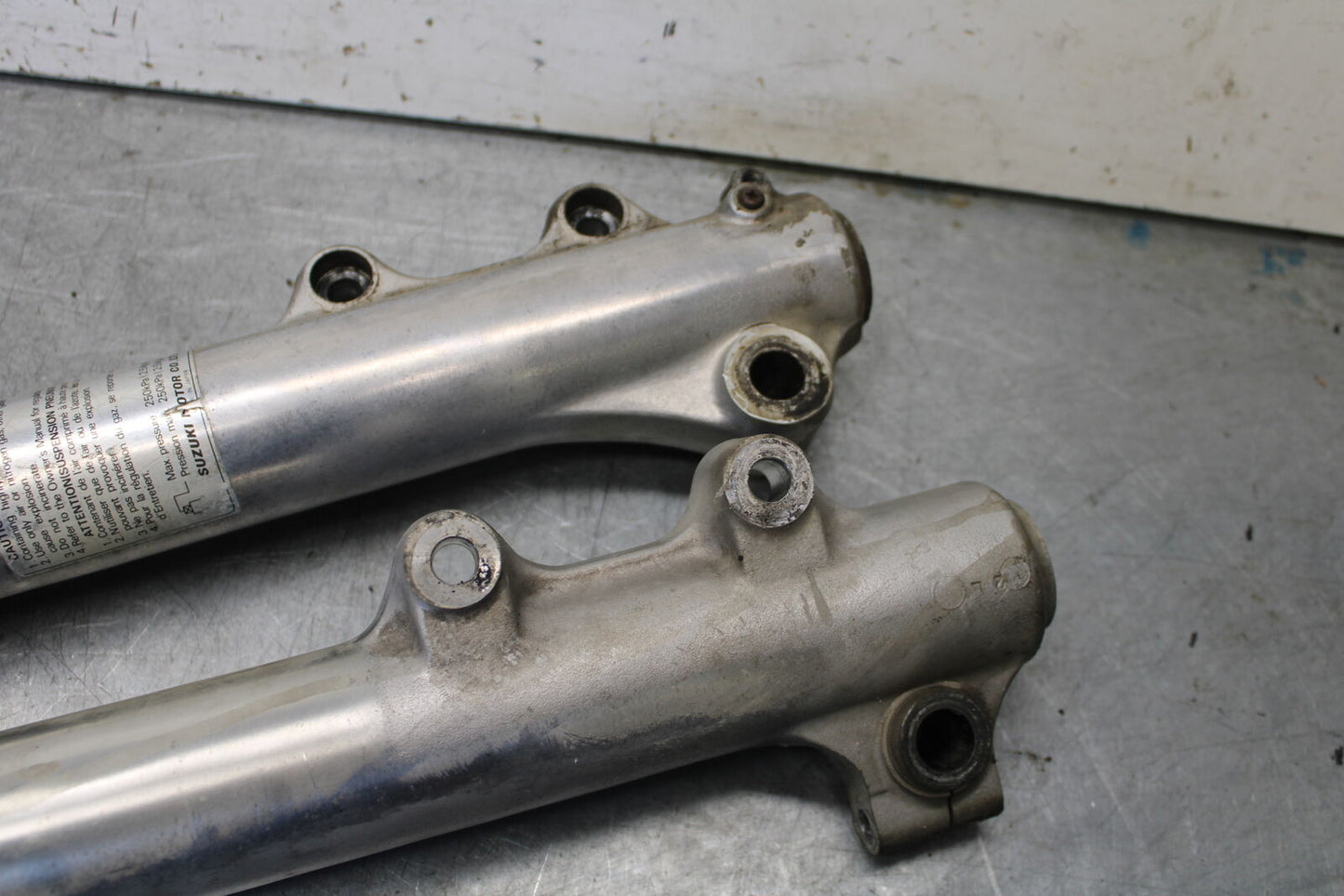 85-86 SUZUKI MADURA 1200 FRONT FORKS SHOCK SUSPENSION SET PAIR BB691