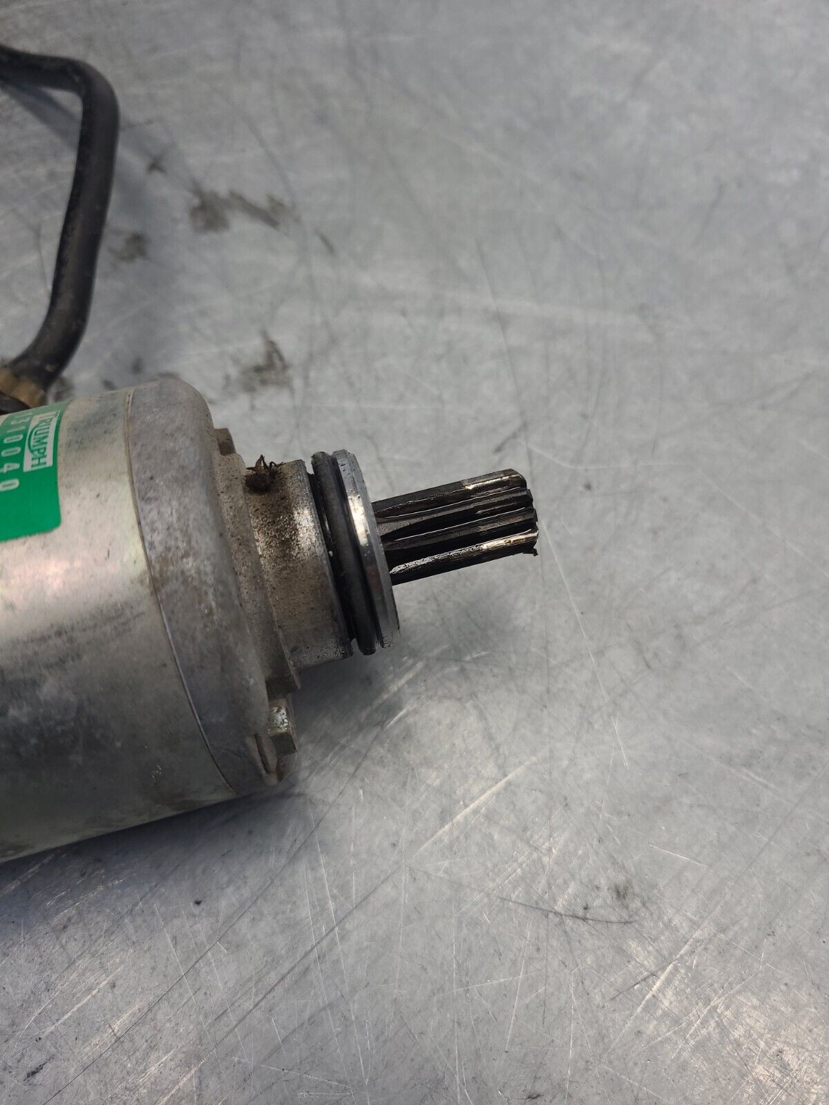 2006 Triumph Daytona 675 Triple ENGINE STARTING STARTER MOTOR -DC 12V BB434