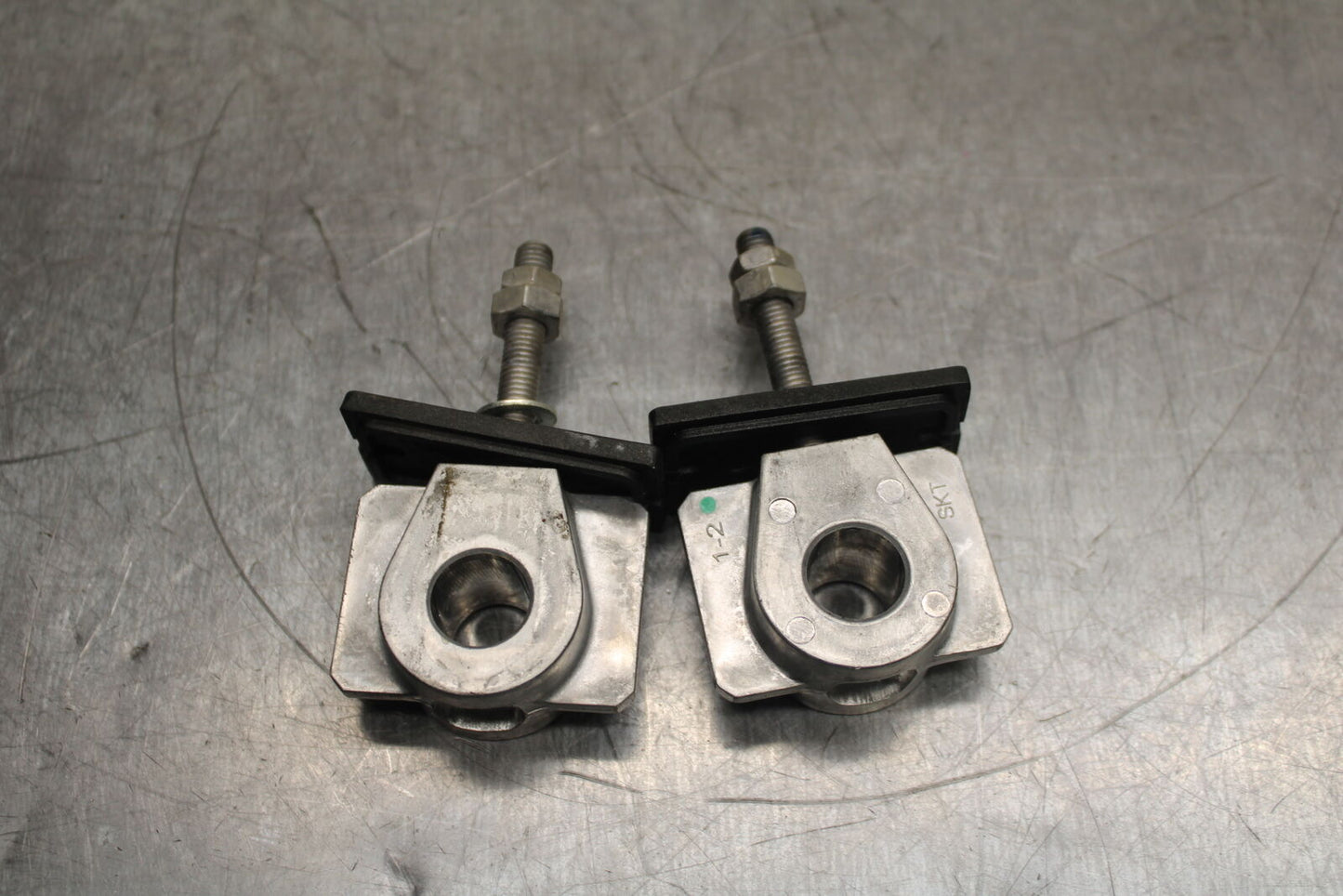 18-23 KAWASAKI NINJA 400 EX400 ABS SWINGARM CHAIN TENSIONER ADJUSTMENT BB747