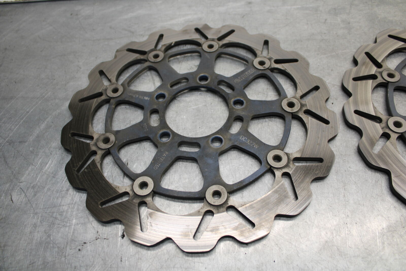 04-05 SUZUKI GSXR600 AFTERMARKET GALFER FRONT LEFT RIGHT BRAKE ROTORS DISCS BB65