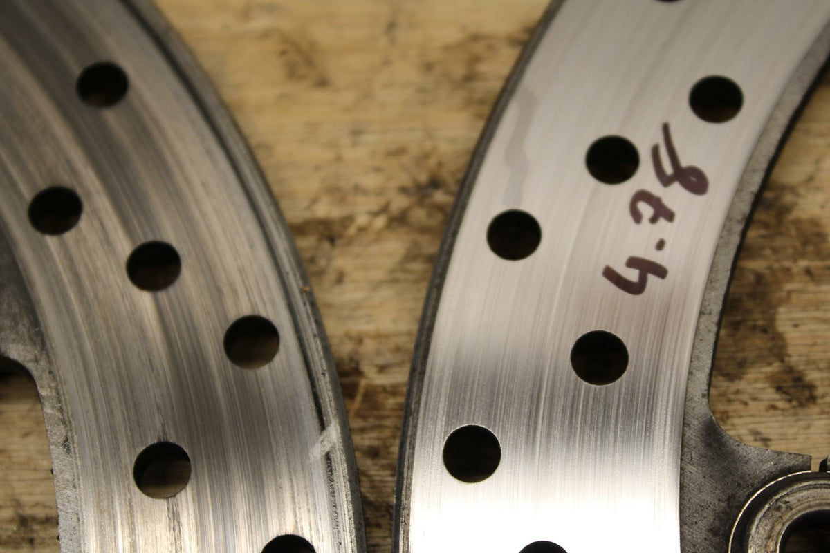09-10 SUZUKI BOULEVARD M109R FRONT LEFT RIGHT BRAKE ROTORS DISCS BB318