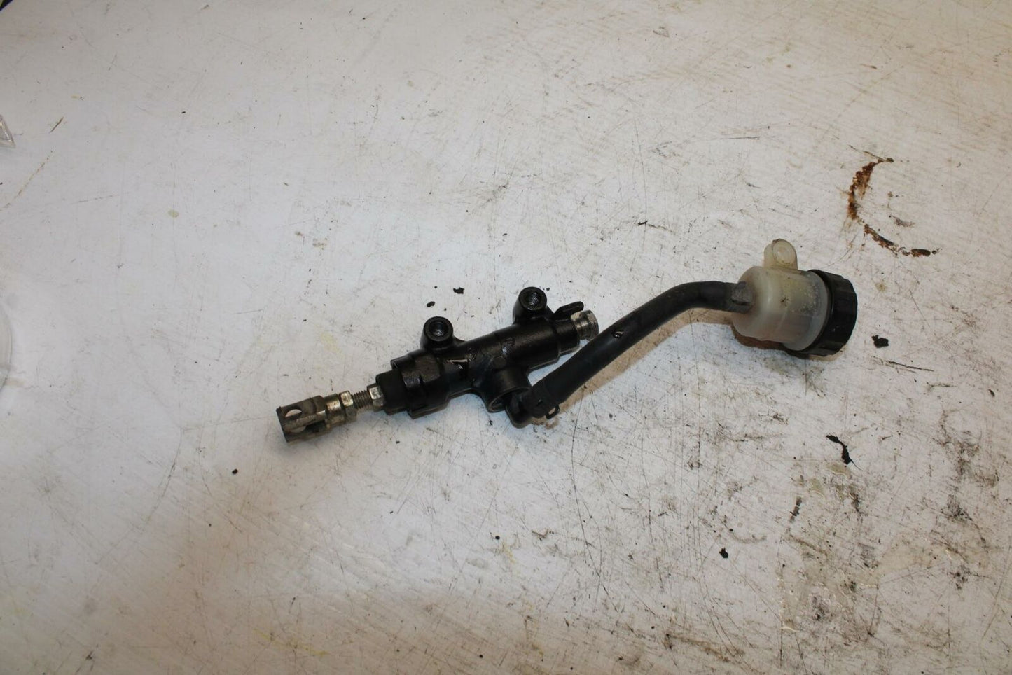 07-16 TRIUMPH STREET TRIPLE REAR BACK BRAKE MASTER CYLINDER W RESERVOIR BB361