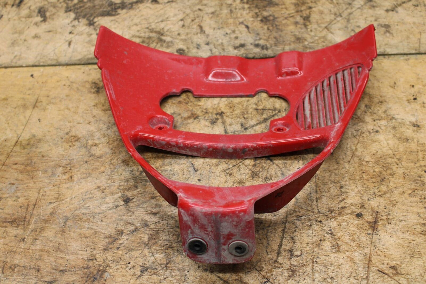 04-07 DUCATI ST3 FRONT LOWER INNER EXHAUST V FAIRING COWL GUARD BB347