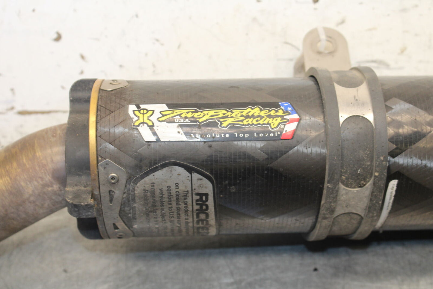 07-08 TRIUMPH DAYTONA 675 TWO BROTHERS EXHAUST PIPE SLIP ON CAN SILENCER BB685