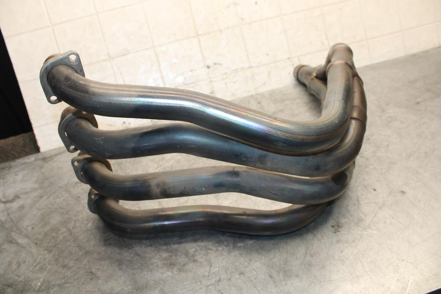 2001 02 03 04 Suzuki GSXR1000 EXHAUST HEADER PIPES MANIFOLD #B 14100-40F00 BB541