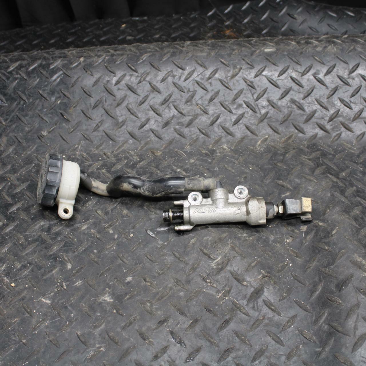 98 HONDA CBR600F3 REAR BACK BRAKE MASTER CYLINDER W RESERVOIR BB201