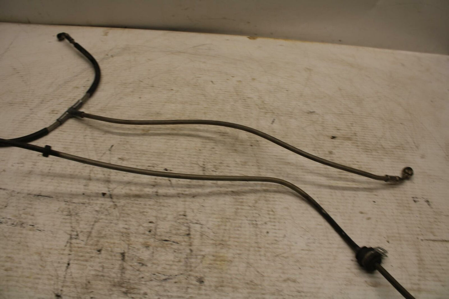 08-11 TRIUMPH SPEED TRIPLE FRONT BRAKE CALIPER HOSES LINES BB366