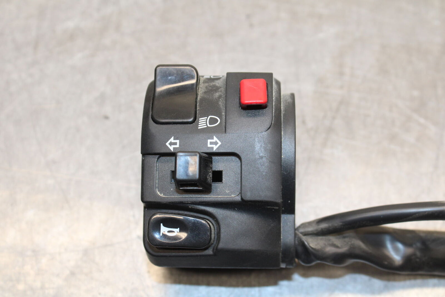 24 KAWASAKI NINJA 500 ABS LEFT CLIP ON HANDLE HORN SIGNALS SWITCH SWITCHES BB730