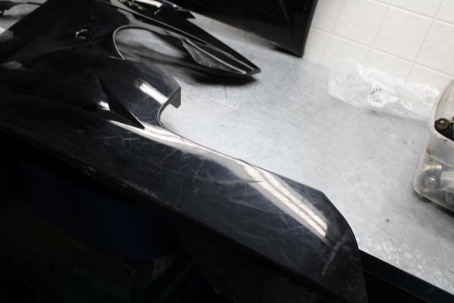 06-07 TRIUMPH DAYTONA 675 DAYTONA 675 LEFT LOWER MID UPPER SIDE FAIRING BB441