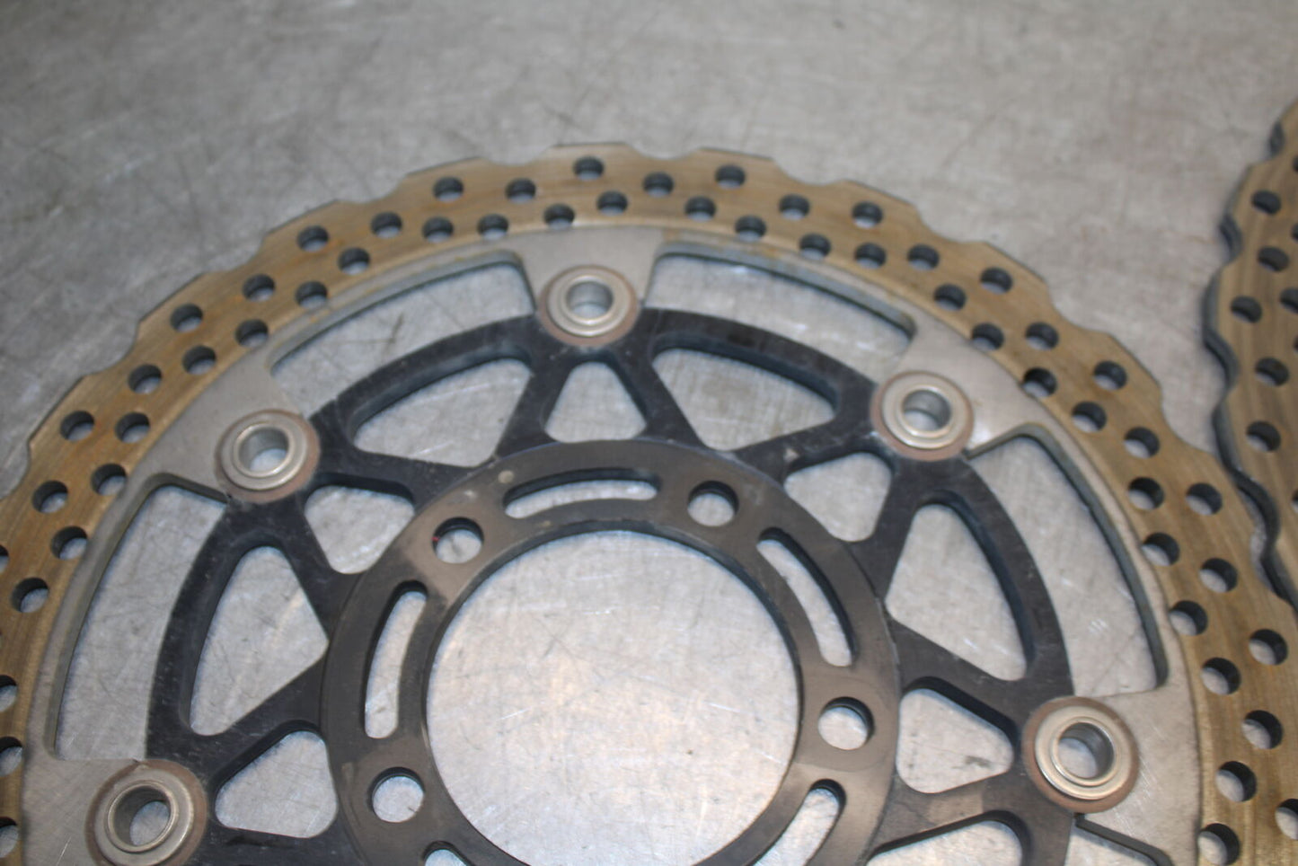 19-23 KAWASAKI NINJA ZX6R FRONT LEFT RIGHT BRAKE ROTORS DISCS BB701