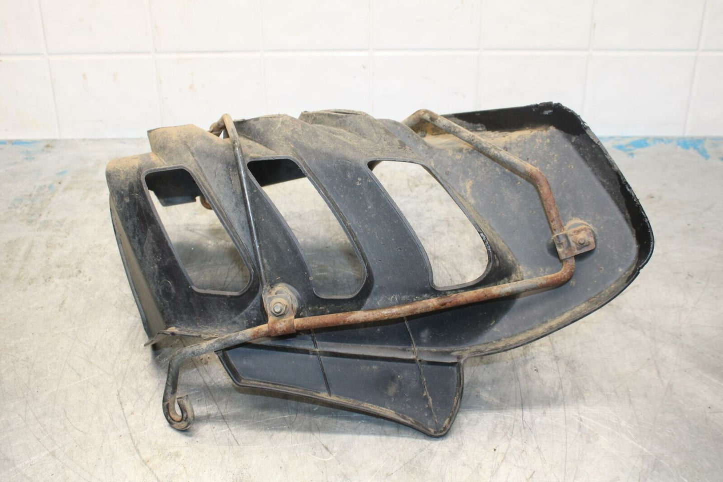 06-20 YAMAHA RAPTOR 700 YFM700R LEFT MUD SPLASH GUARD FOOTWELL BB414