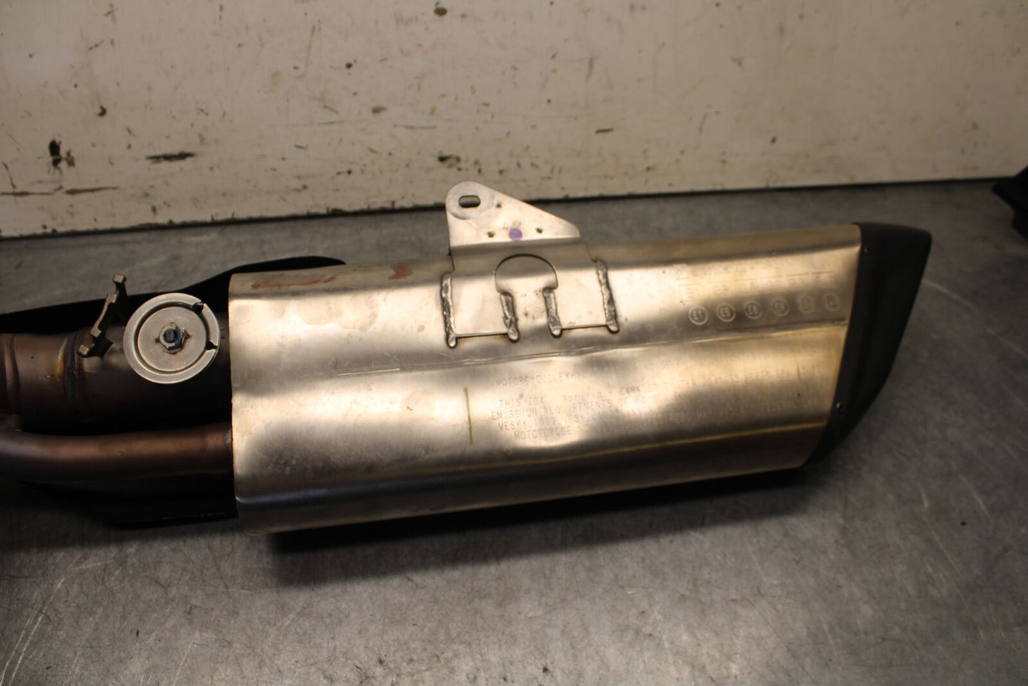 21-24 APRILIA RSV4 EXHAUST PIPE MUFFLER SLIP ON CAN SILENCER BB668