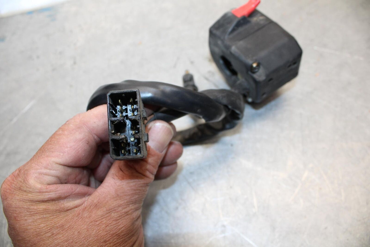 2006 Triumph Daytona 675 Triple LEFT CLIP ON HANDLE HORN SIGNALS SWITCH BB434