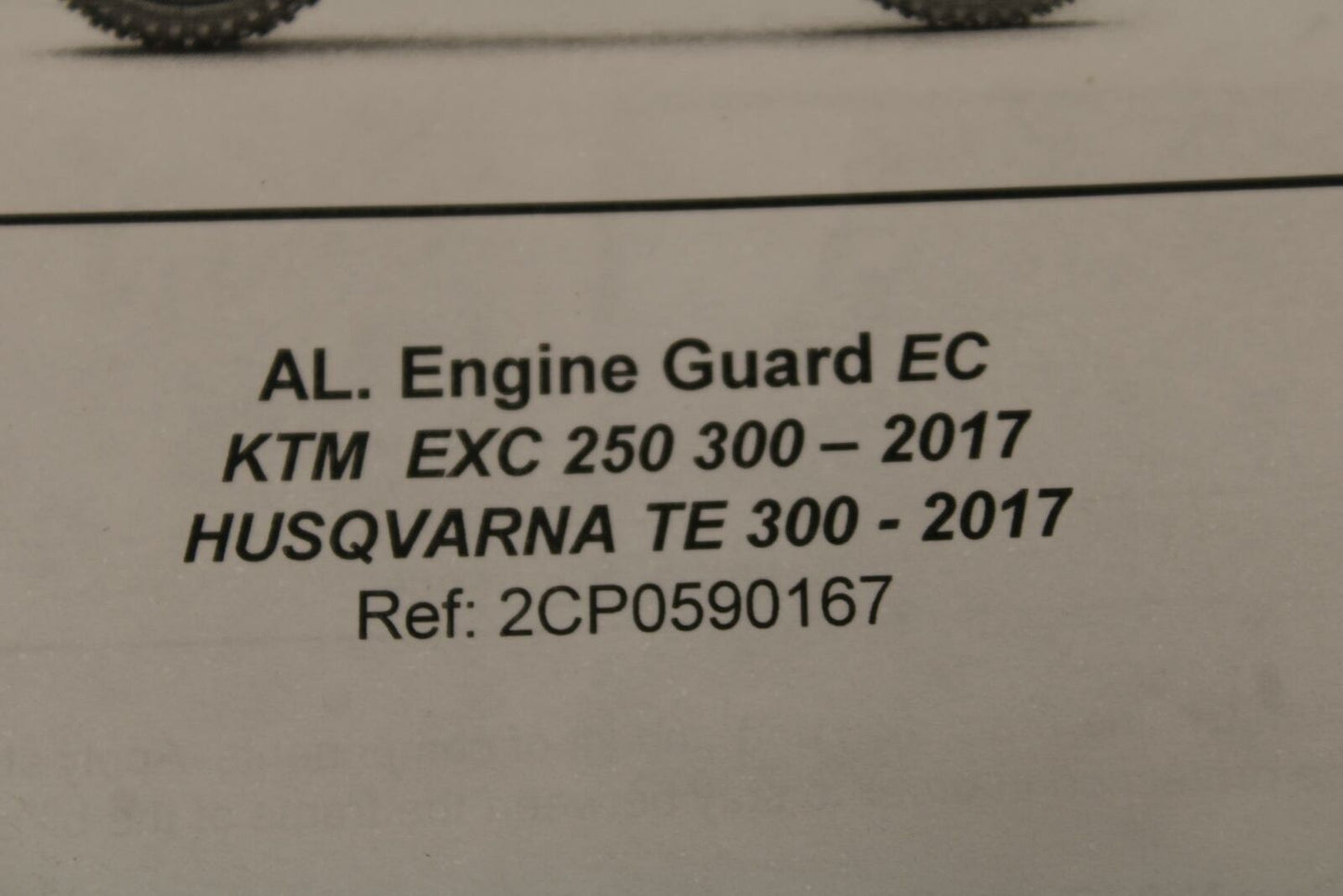 17 KTM 250 300 EXC CROSSPRO LOWER BOTTOM SKID PLATE GUARD SHIELD