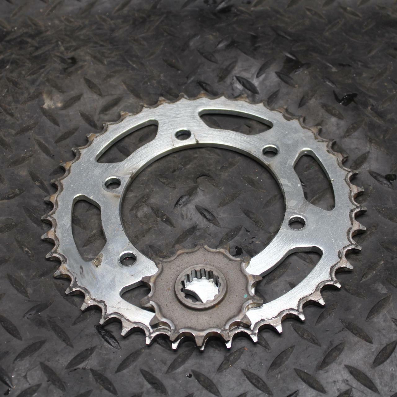 17 KAWASAKI NINJA 300 FRONT REAR BACK SPROCKET SET PAIR BB215