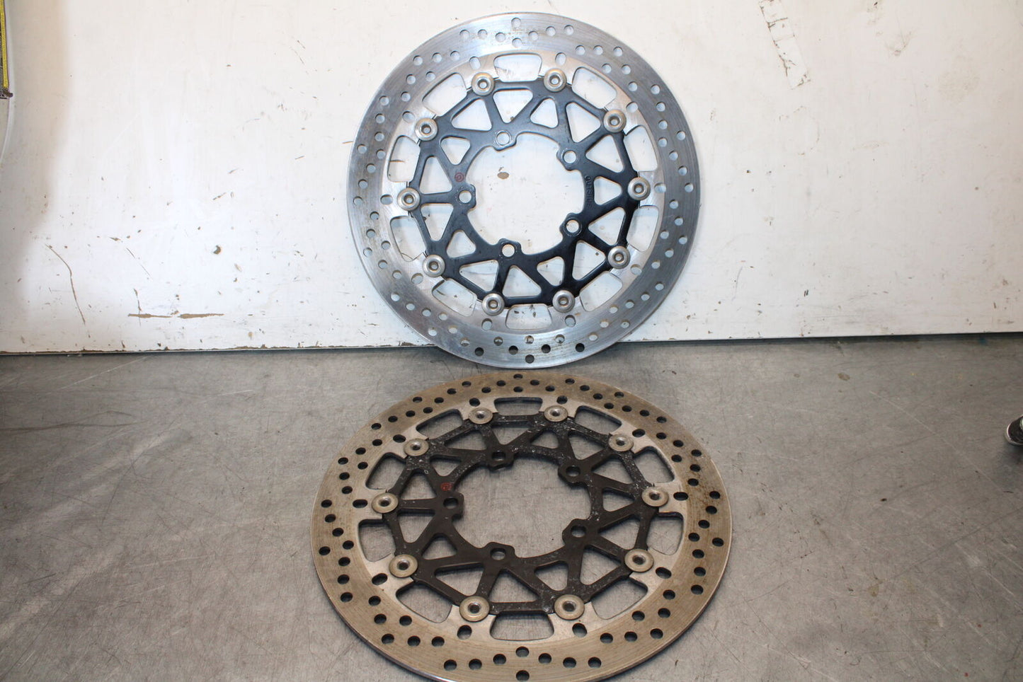 19-21 TRIUMPH SPEED TWIN 1200 FRONT LEFT RIGHT BRAKE ROTORS DISCS T2024400 BB653