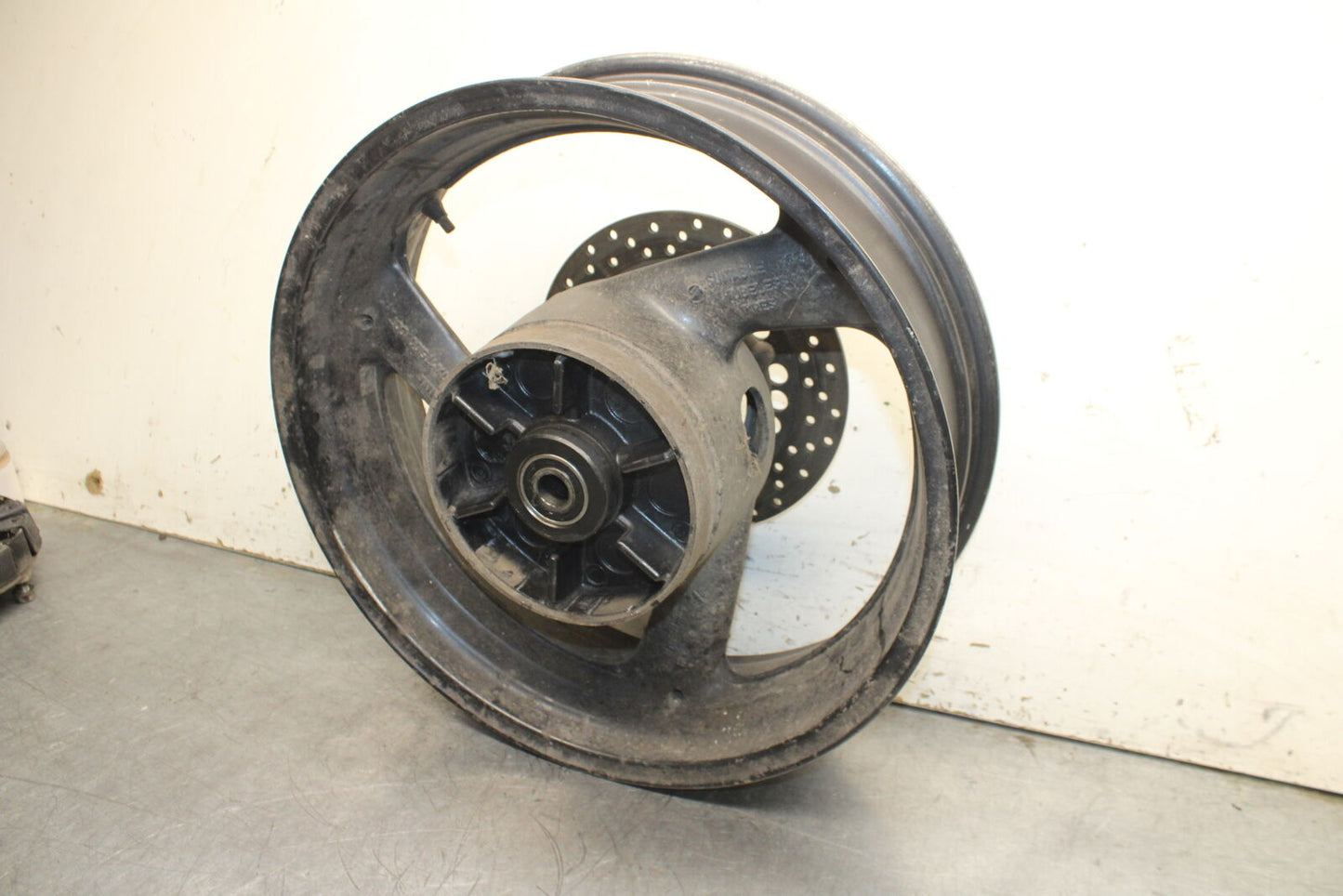 96-07 YAMAHA YZF600R REAR WHEEL BACK RIM AND ROTOR BB746