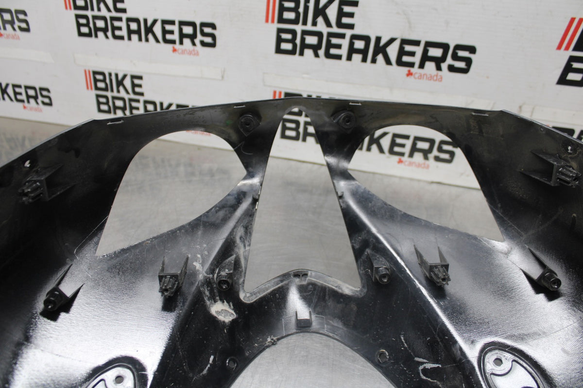 07-08 KAWASAKI NINJA ZX6R FRONT UPPER NOSE FAIRING COWL SHROUD BB937