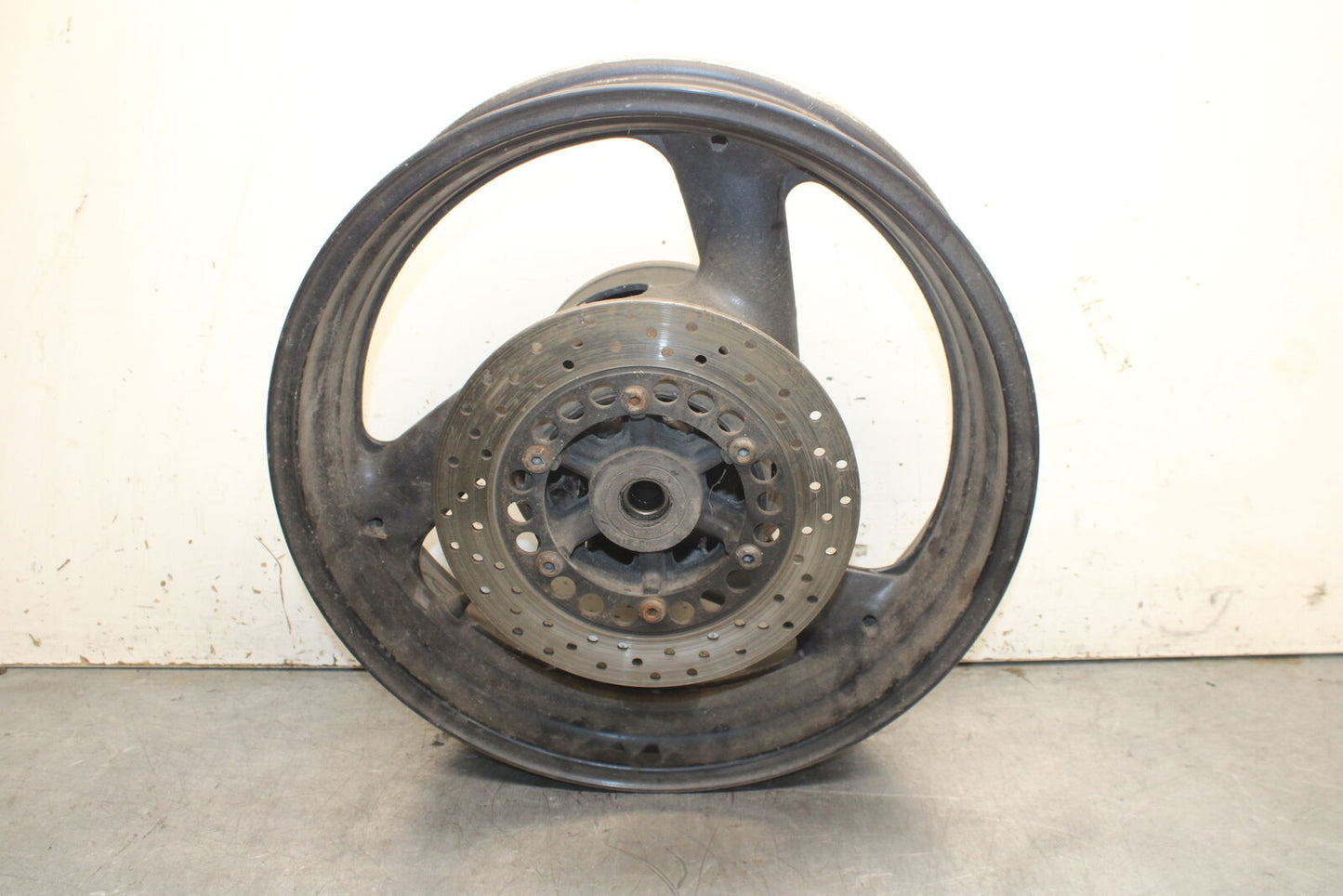 96-07 YAMAHA YZF600R REAR WHEEL BACK RIM AND ROTOR BB746