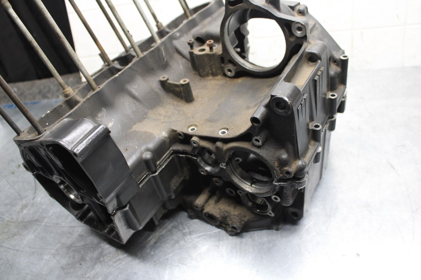 86-87 SUZUKI GSXR1100 ENGINE MOTOR CRANKCASE CRANK CASES BLOCK BB413