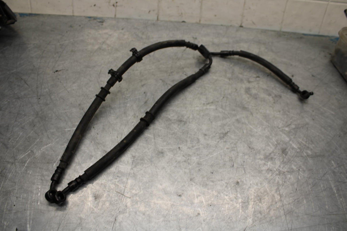 11-15 KAWASAKI ZX1000R FRONT BRAKE CALIPER HOSES LINES BB445