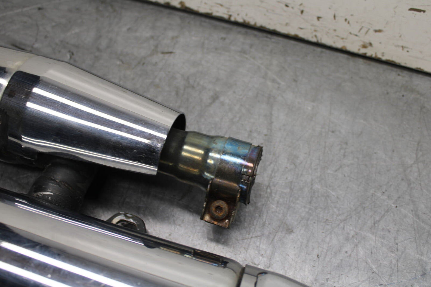 99-00 YAMAHA V STAR 1100 MUFFLER EXHAUST SILENCER PIPE BB711