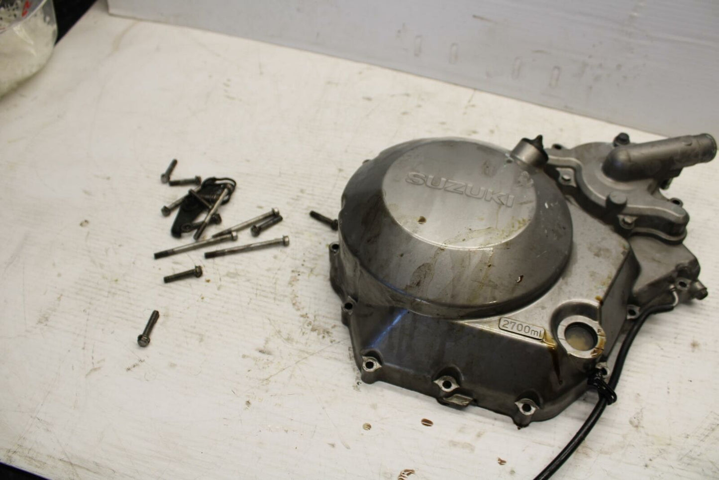 03-05 SUZUKI SV1000 CLUTCH SIDE ENGINE MOTOR COVER BB296