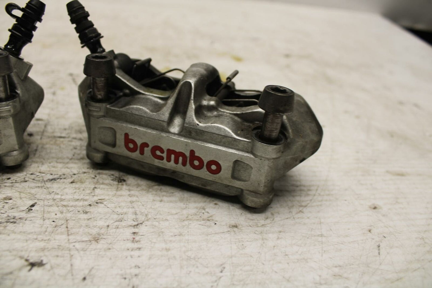 08-11 TRIUMPH SPEED TRIPLE RIGHT LEFT FRONT BRAKE CALIPER SET PAIR BB366