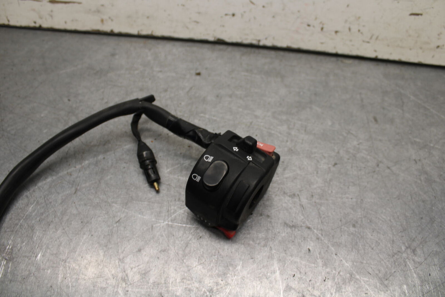 09-11 TRIUMPH DAYTONA 675 LEFT CLIP ON HANDLE HORN SIGNALS SWITCH SWITCHES BB652
