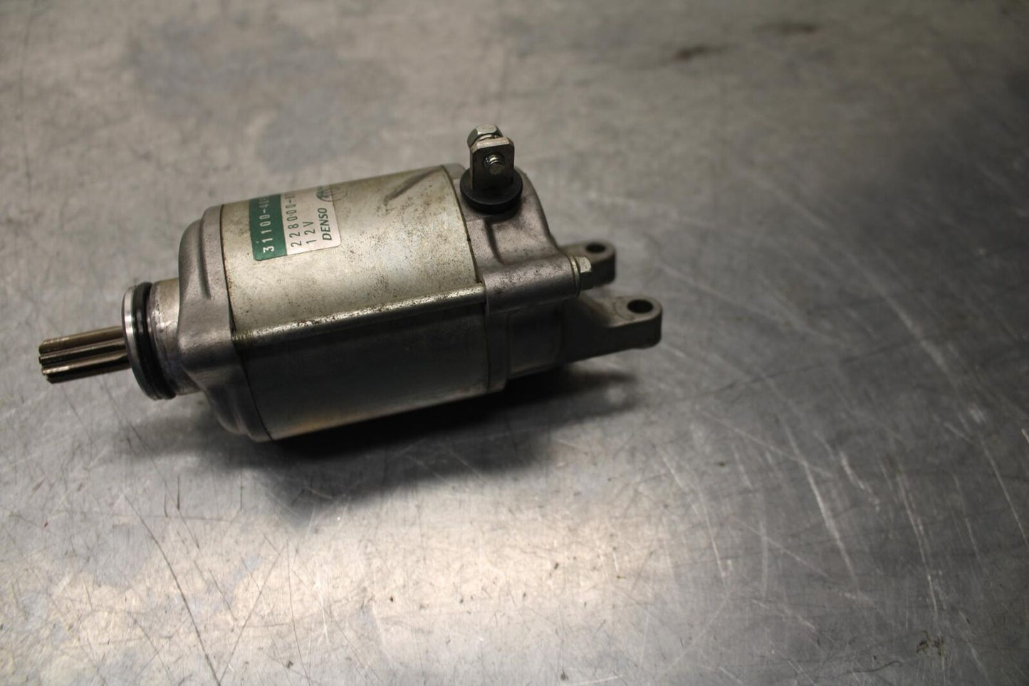 01 SUZUKI GSXR1000 ENGINE STARTING STARTER MOTOR -DC 12V 1100-40F00 BB100
