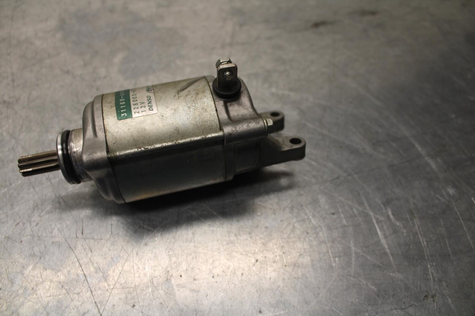 01 SUZUKI GSXR1000 ENGINE STARTING STARTER MOTOR -DC 12V 1100-40F00 BB100