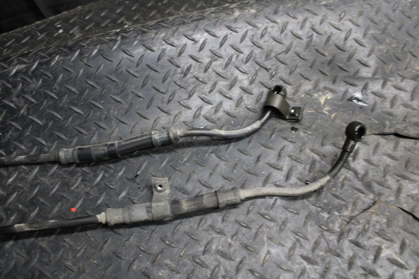 86 SUZUKI GS750ES ENGINE MOTOR OIL COOLER HOSES BB233
