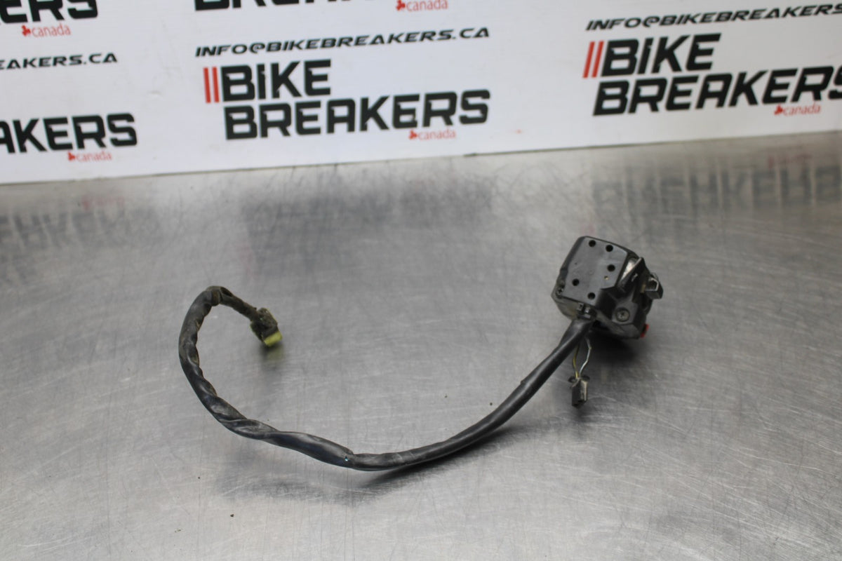 05-06 SUZUKI GSXR1000 LEFT CLIP ON HANDLE HORN SIGNALS SWITCH SWITCHES BB773