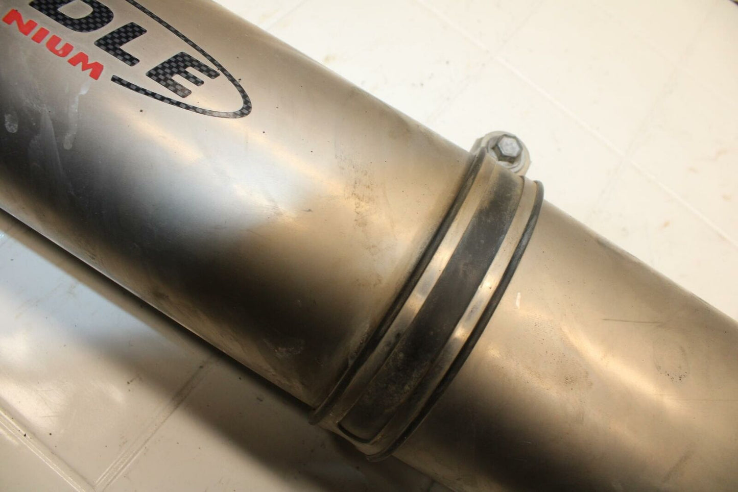 01-02 SUZUKI GSXR750 HINDLE EXHAUST PIPE MUFFLER SLIP ON CAN SILENCER BB402
