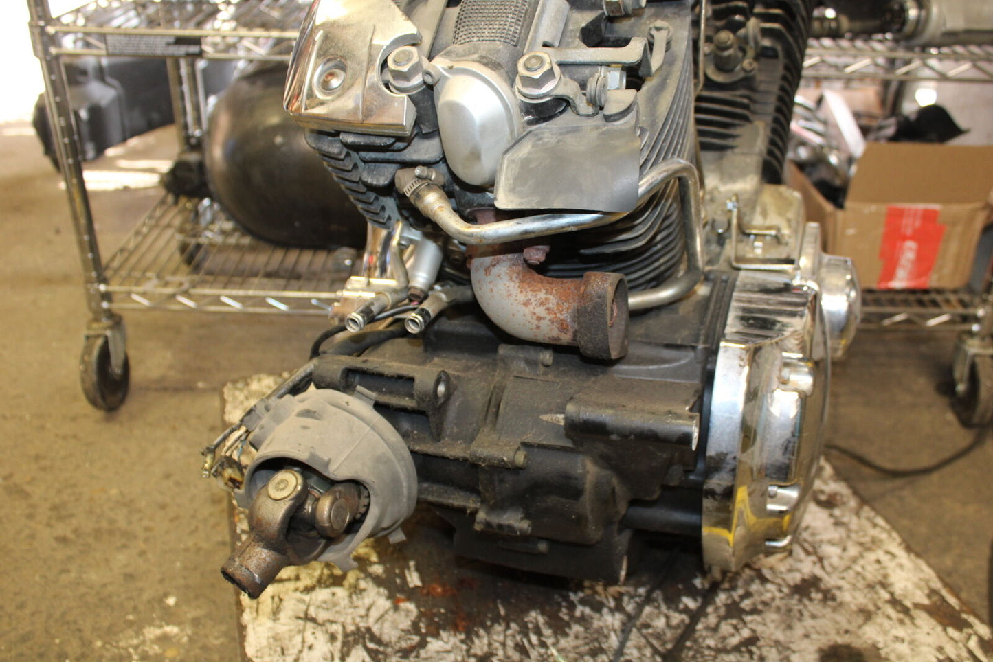 99-00 YAMAHA V STAR 1100 ENGINE MOTOR BB711