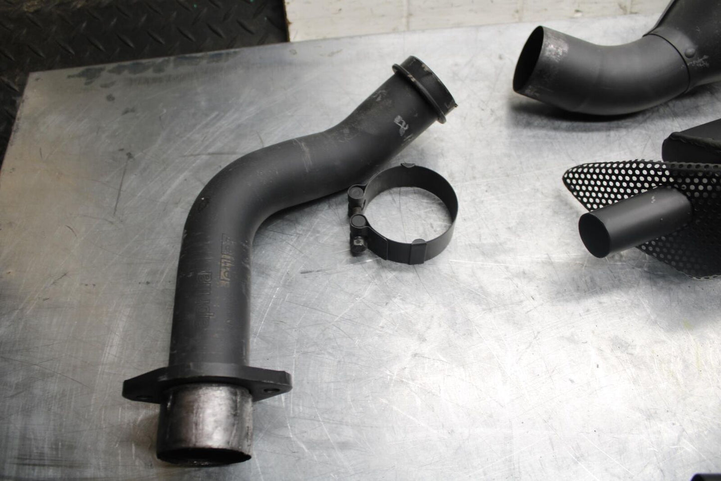 2009 Aprilia Shiver 750 SL750 FULL EXHAUST SYSTEM HEADERS PIPE MUFFLER BB506