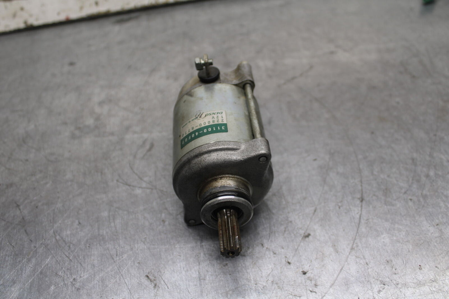 01-02 SUZUKI GSXR1000 ENGINE STARTING STARTER MOTOR -DC 12V BB113