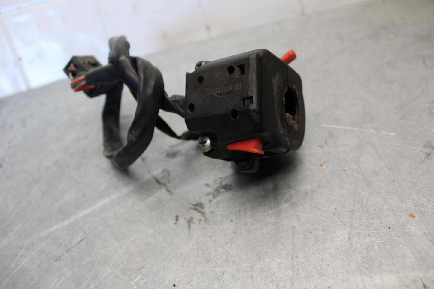 2006 Triumph Daytona 675 Triple LEFT CLIP ON HANDLE HORN SIGNALS SWITCH BB434