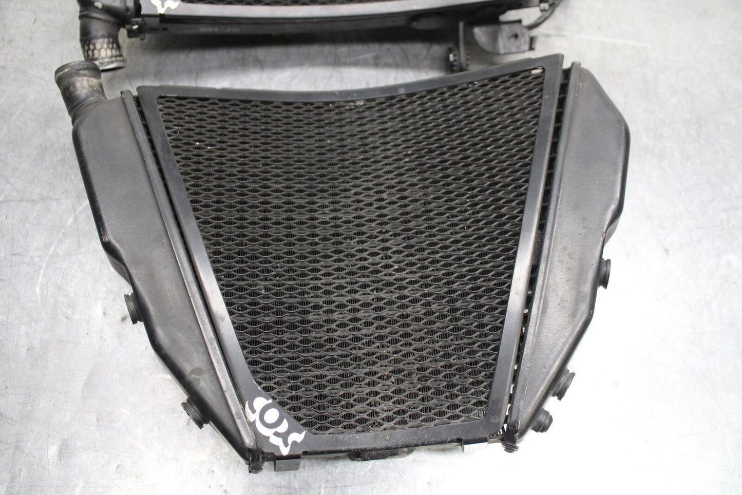 12-13 DUCATI STREETFIGHTER 848 ENGINE RADIATOR MOTOR COOLER SET PAIR BB705