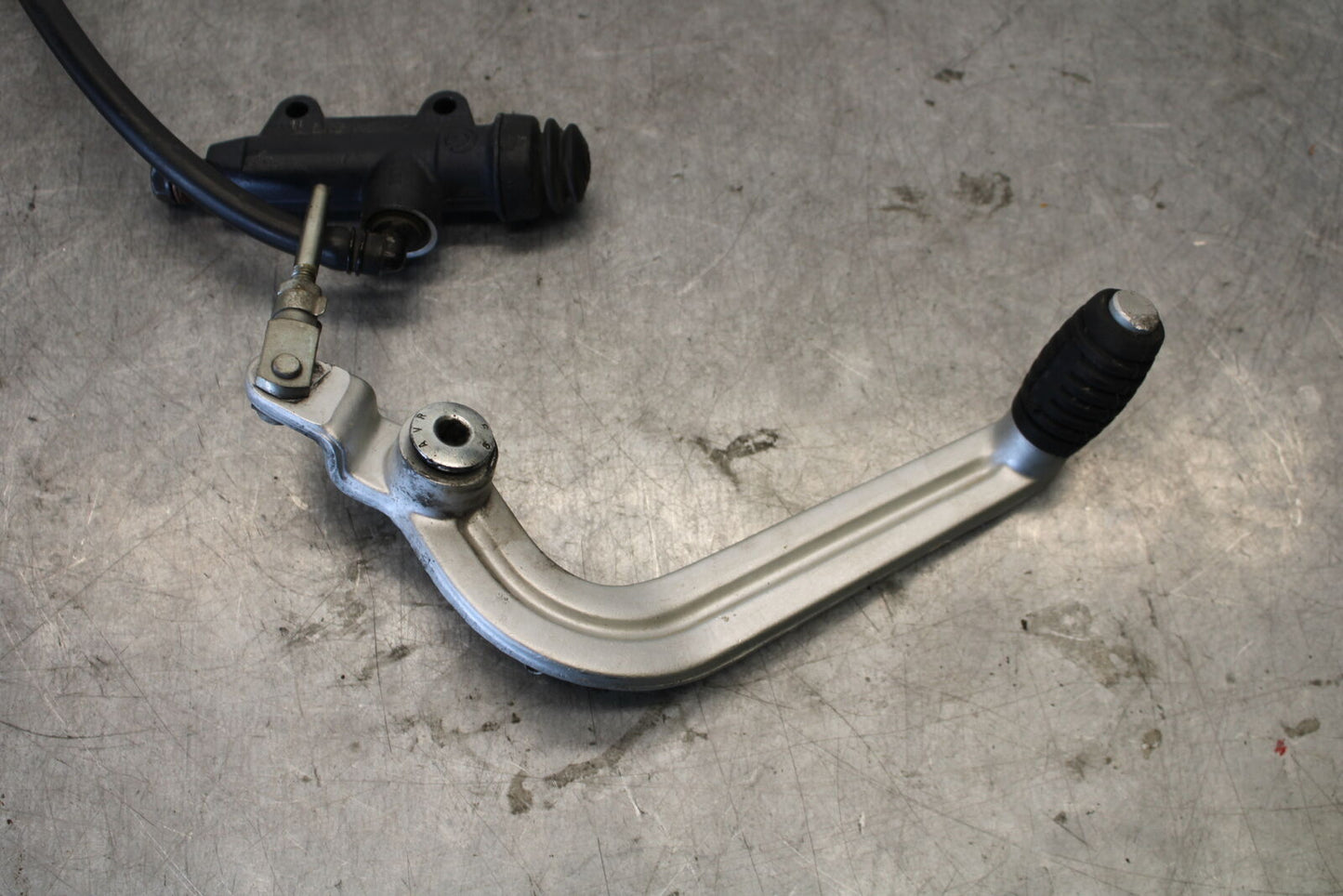 06-07 DUCATI MONSTER 695 REAR BACK BRAKE MASTER CYLINDER W RESERVOIR BB674