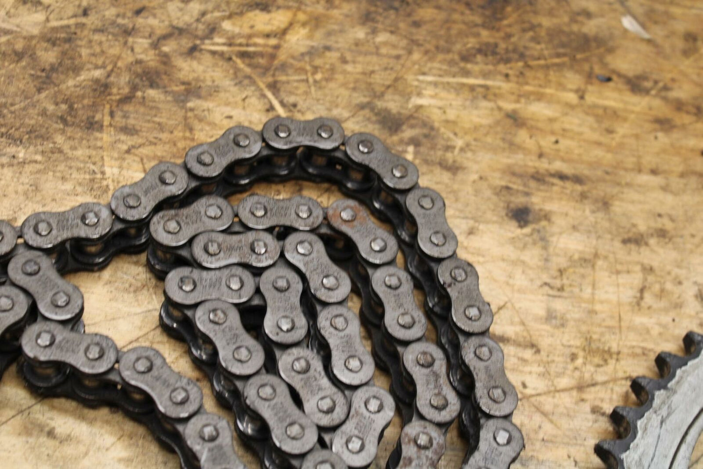 91-93 YAMAHA FZR1000 REAR BACK & FRONT SPROCKET W CHAIN