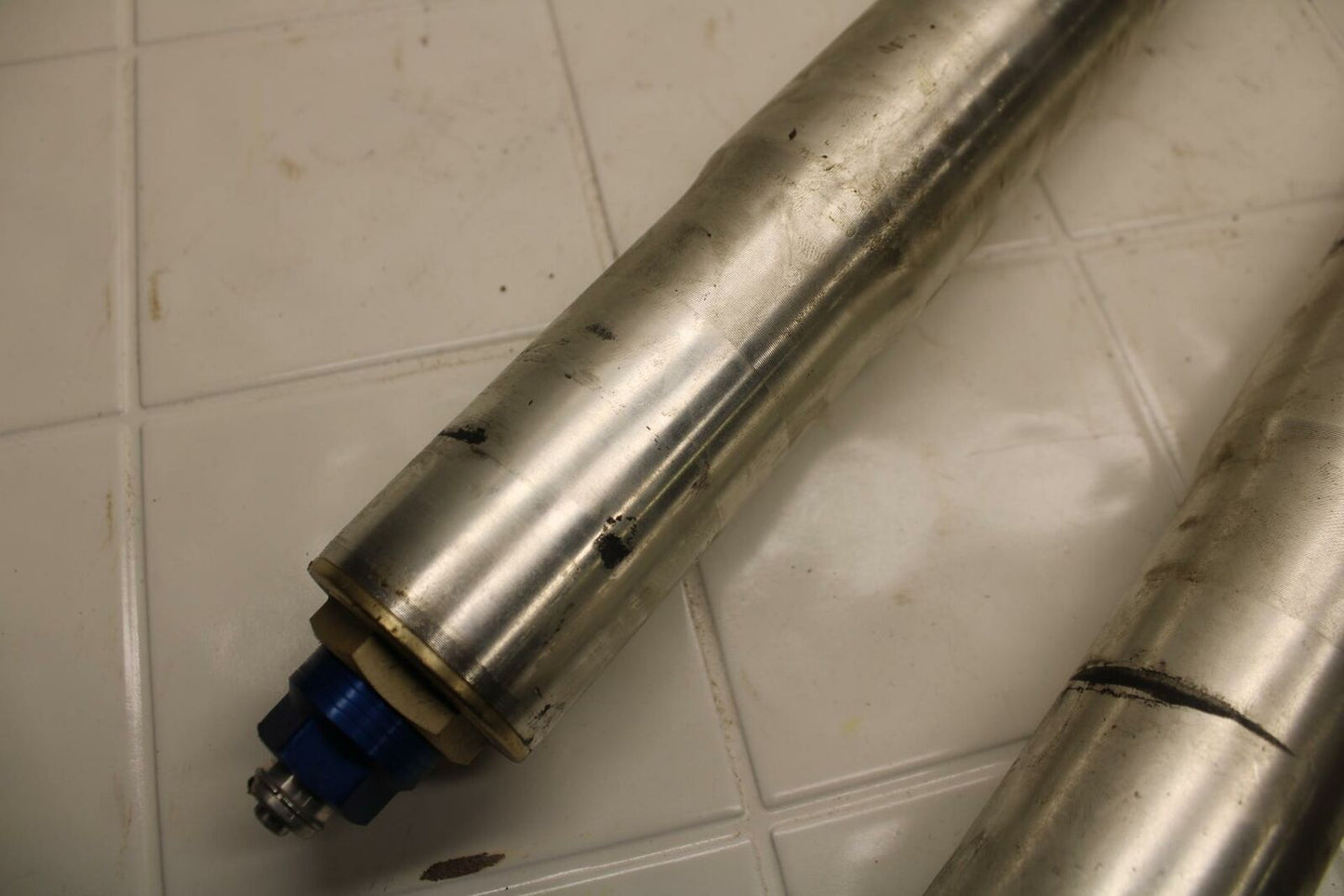 01-02 SUZUKI GSXR750 FRONT FORKS SHOCK SUSPENSION SET PAIR BB402