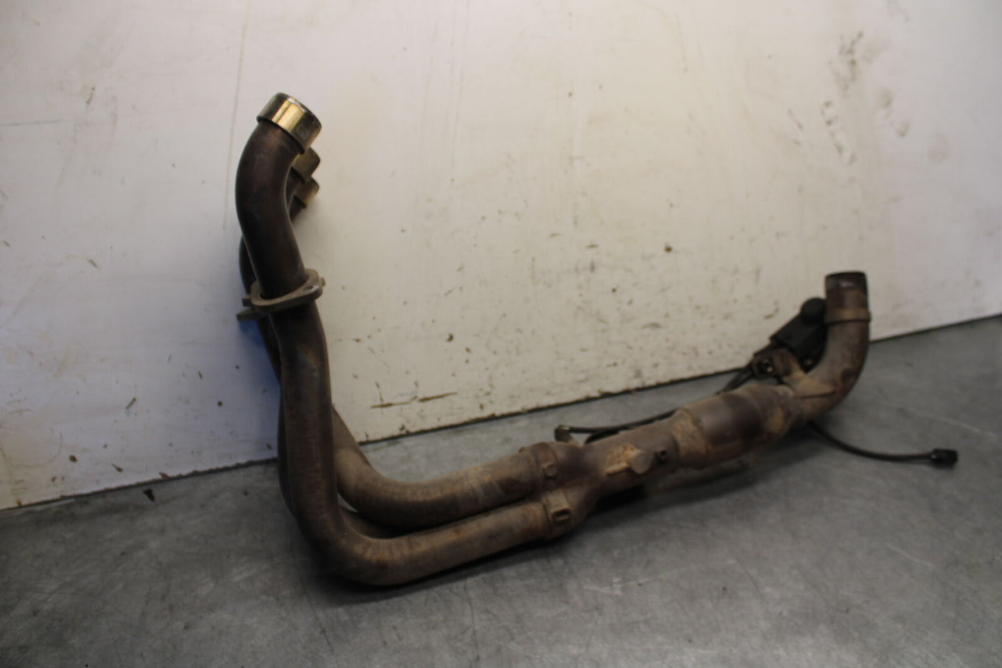 07-08 TRIUMPH DAYTONA 675 EXHAUST HEADER PIPES MANIFOLD BB685
