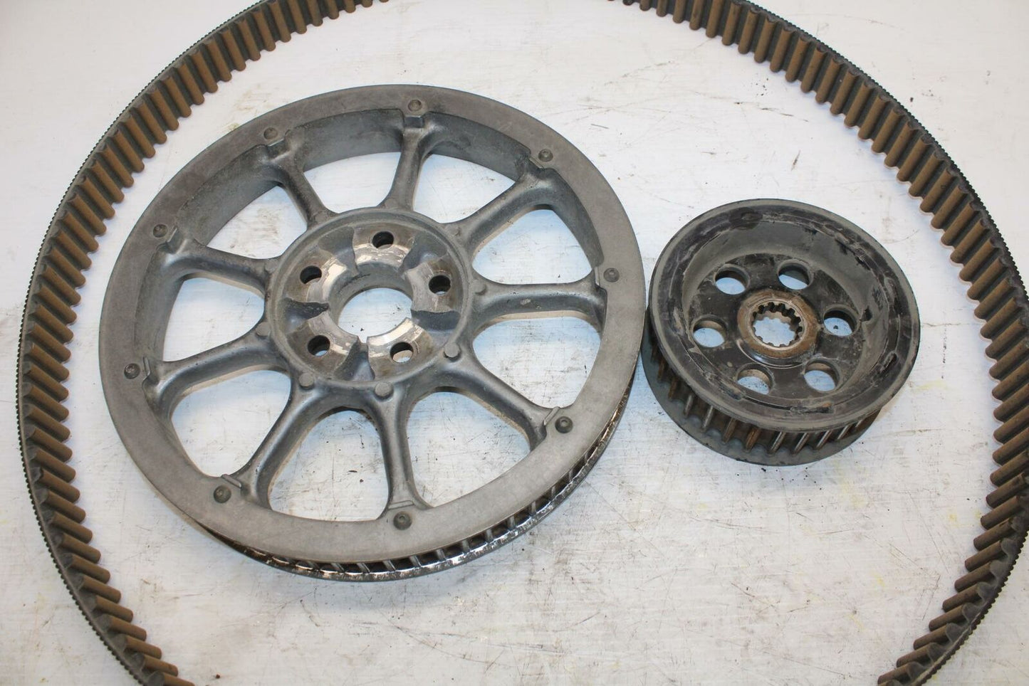 03-04 YAMAHA ROAD STAR 1600 DRIVE BELT PULLEY SPROCKET BB279