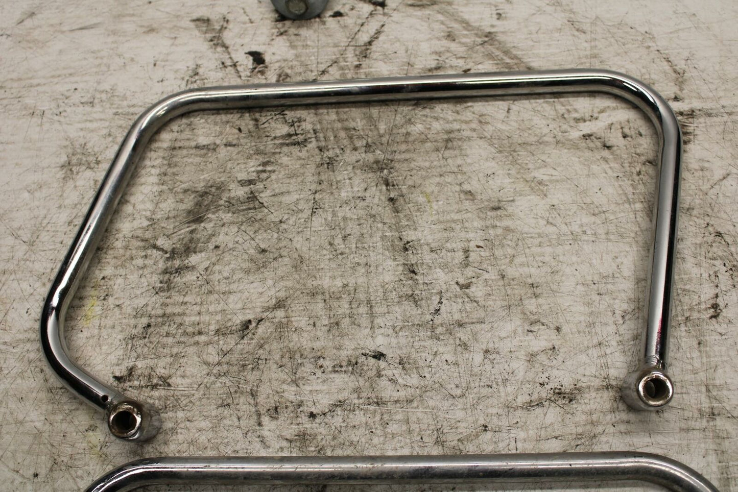 02-03 YAMAHA V STAR 1100 SIDE CARGO LUGGAGE SADDLEBAG BAG BRACE SUPPORTS BB308