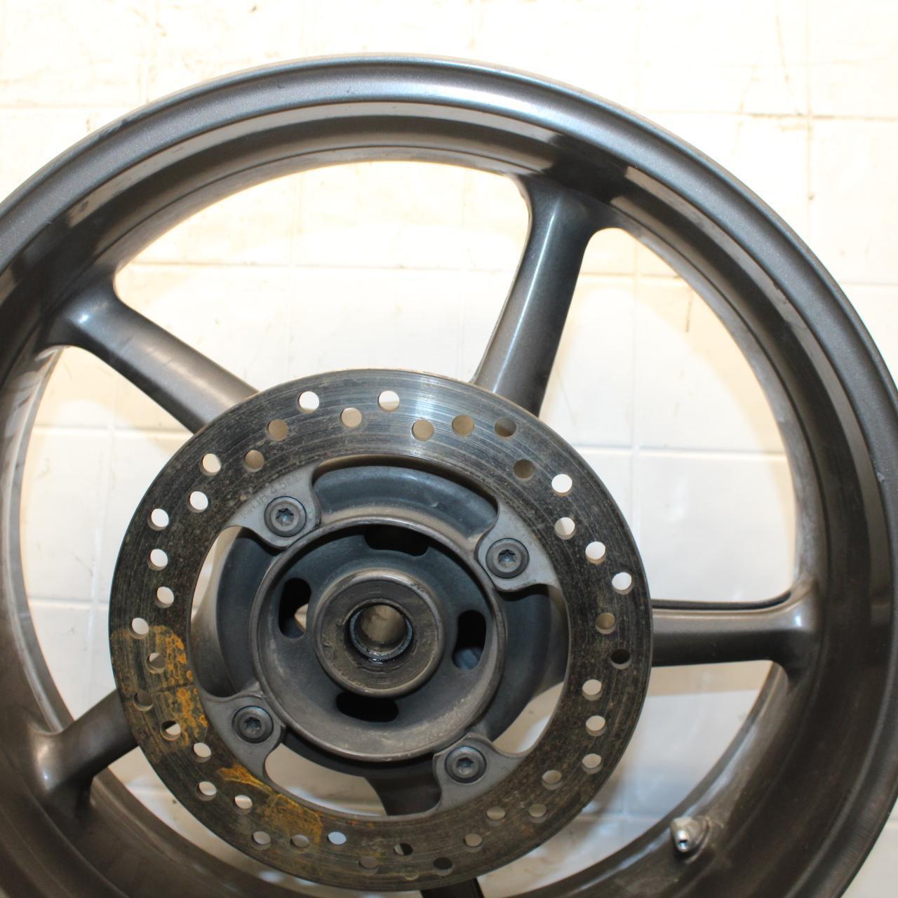 2009 Triumph Daytona 675 WHEEL AND REAR ROTOR BACK BRAKE DISC BB584