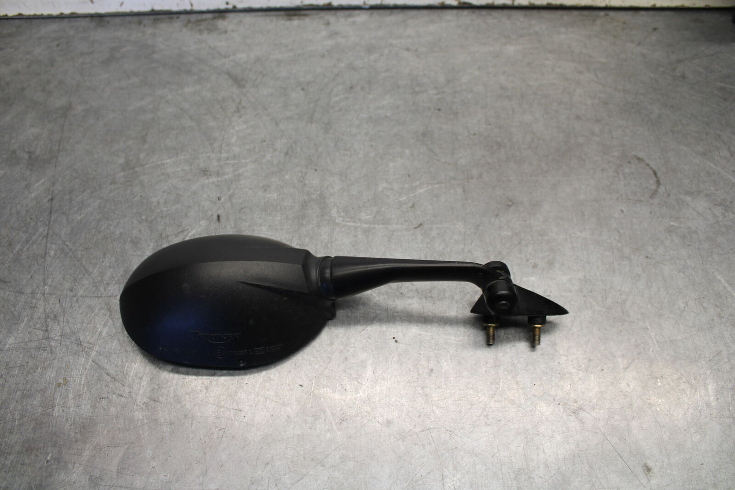 07-08 TRIUMPH DAYTONA 675 RIGHT SIDE REAR VIEW MIRROR T2060057 BB685